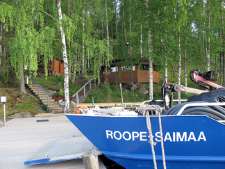 Roope kävi hakemassa talkoiden aikaansaannoksen pois kesäkuun alussa. Kuva Pia Santala