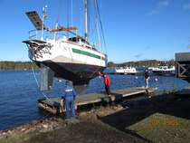 Ensimmäinen vene veteen