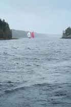 Voittajaveneestä Irinasta otettu. Kuva Paula Myöhänen.